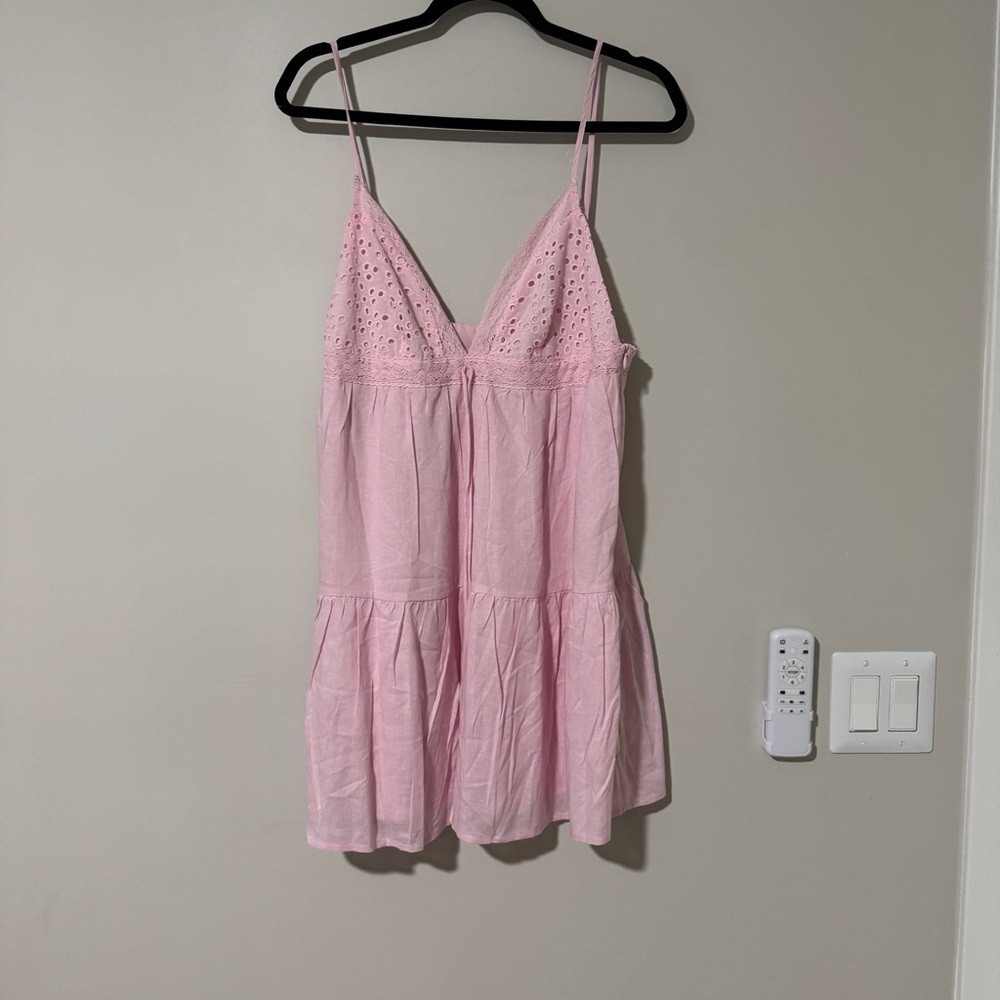 Princess Polly Nicoletta Mini Dress Light Pink Size 8 - Picture 2 of 8